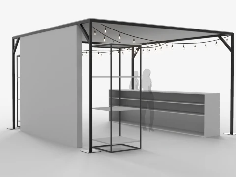 Stand Bar 1 3D Model