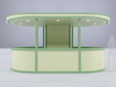 Stand Bar 3 3D Model