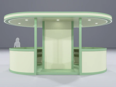 Stand Bar 3 3D Model