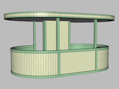 Stand Bar 3 Modèle 3D