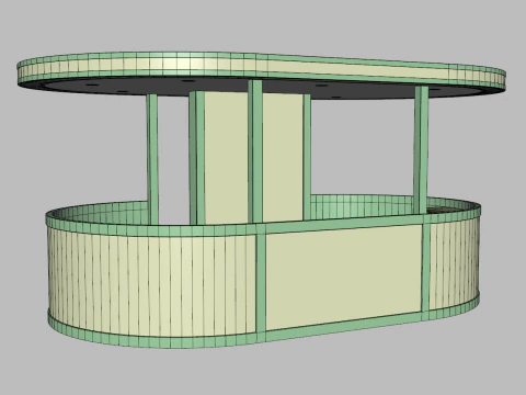 Stand Bar 3 3D Model