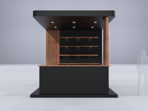 Stand Bar 4 3D Model