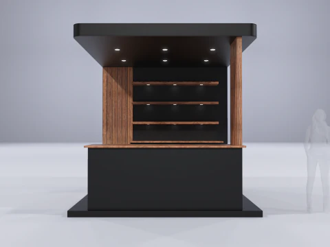 Stand Bar 4 3D Model
