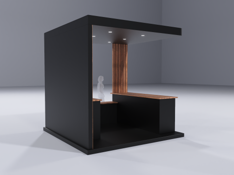 Stand Bar 4 3D Model