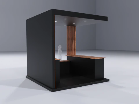 Stand Bar 4 3D Model