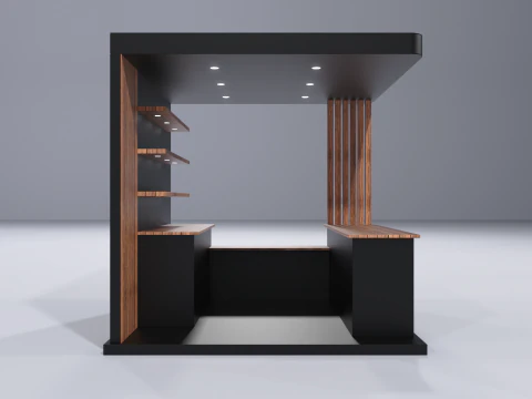 Stand Bar 4 3D Model