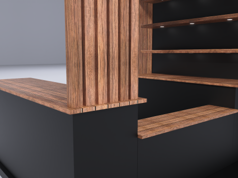 Stand Bar 4 3D Model