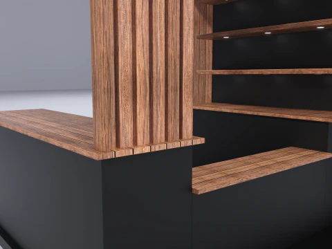 Stand Bar 4 3D Model