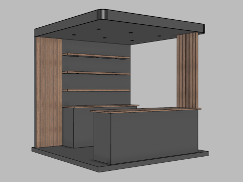 Stand Bar 4 3D Model