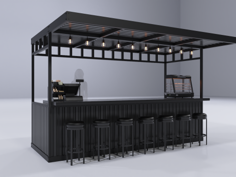 Stand Bar 5 Modèle 3D