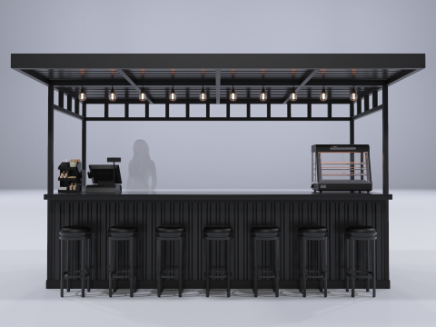 Stand Bar 5 3D Model