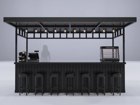 Stand Bar 5 3D Model