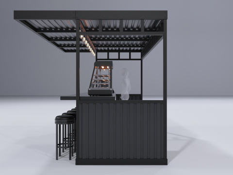 Stand Bar 5 3D Model
