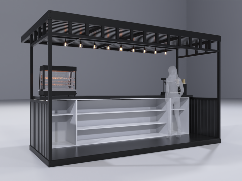Stand Bar 5 3D Model