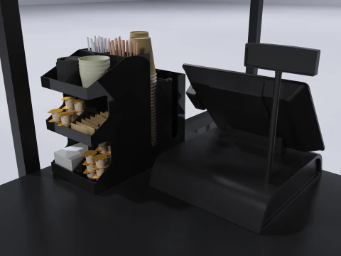 Stand Bar 5 3D Model