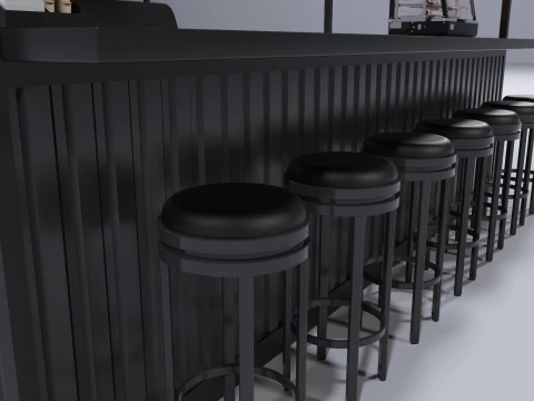 Stand Bar 5 3D Model