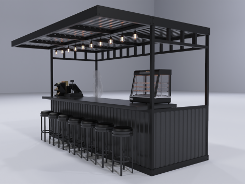 Stand Bar 5 3D Model