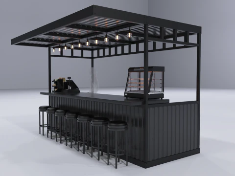 Stand Bar 5 3D Model