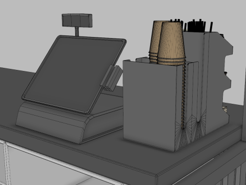 Stand Bar 5 3D Model