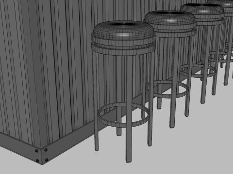 Stand Bar 5 3D Model