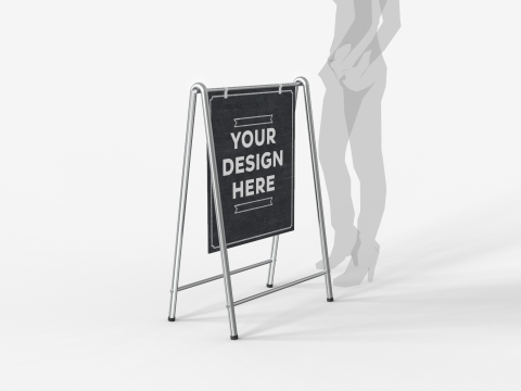 Stand Street Banner 3D Модель