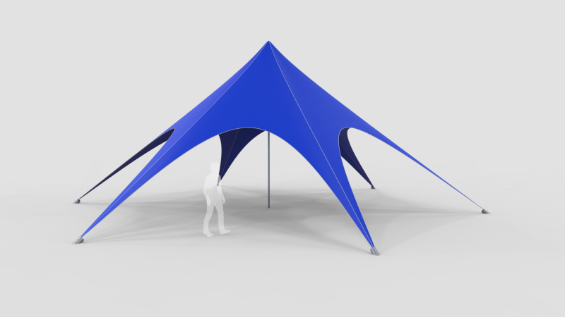 Star Tent 3D 模型 .c4d .max .obj .3ds .fbx .stl .blend