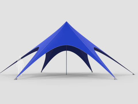 Star Tent 3D Model