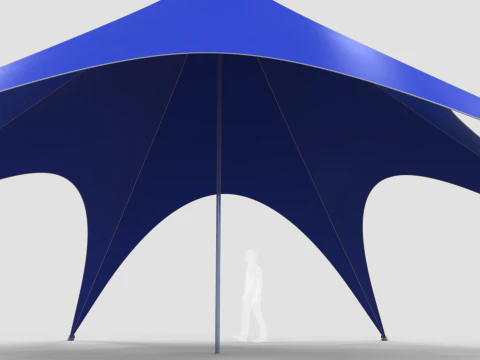 Star Tent 3D Model