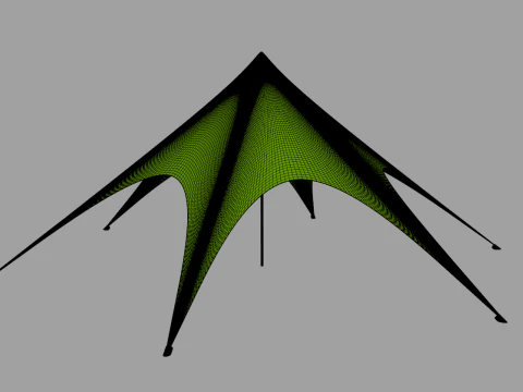 Star Tent 3D Model