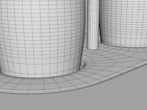 Steel Salt and Pepper Shakers 3D Model