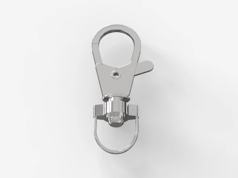 钢弹簧钩 3D 模型