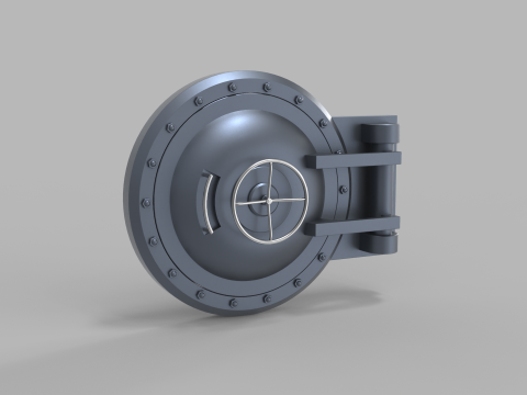 Submarine Hatch Door Modelo 3D