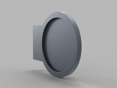 Submarine Hatch Door 3D Model
