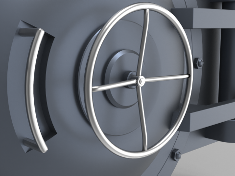 Submarine Hatch Door Modelo 3D