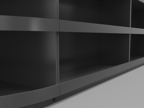 Super Market Cashier Counter 3Dモデル