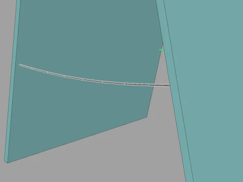 Super Market Cashier Counter 3D Model