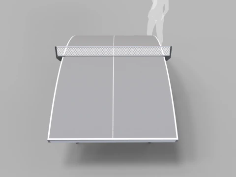 Table Teqball Modèle 3D