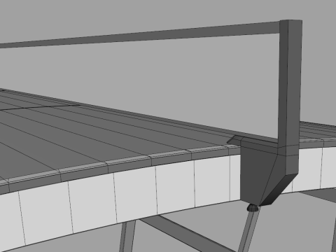 Teqball Table Modello 3D