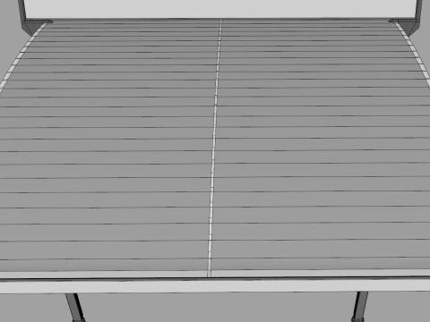 Table Teqball Modèle 3D