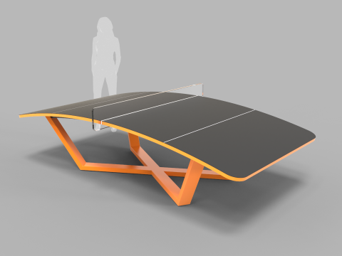 Teqball Table 2 Modelo 3D