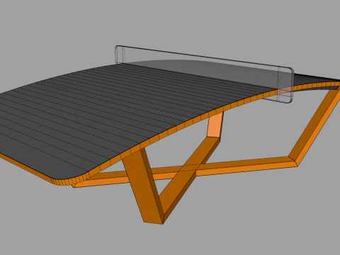 Teqball Table 2 3D Model