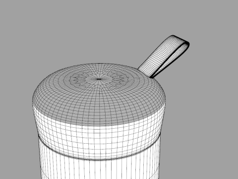 Thermo Water Bottle 400ml 3D Model