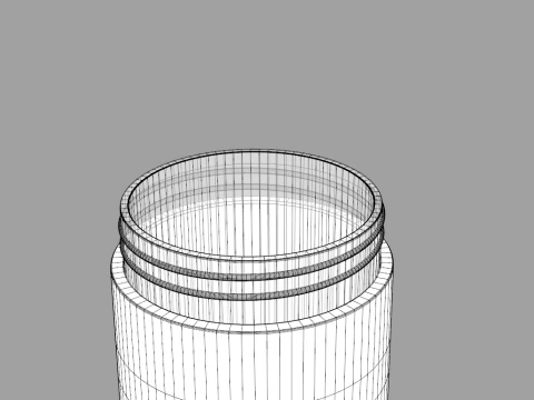 Thermo Water Bottle 400ml 3D Model