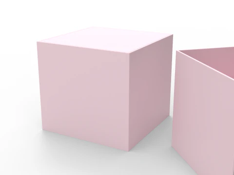 Three Drawers Gift Box 3D Model