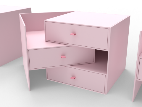 Three Drawers Gift Box 3D 模型