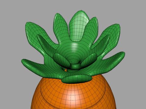 Toon Carrot 3D Model