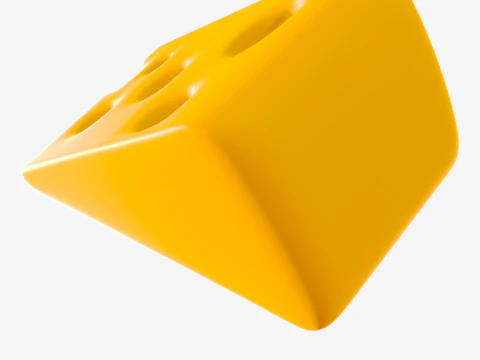 Toon Cheese 3D Model