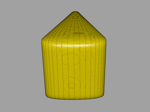 Toon Cheese 3D Model