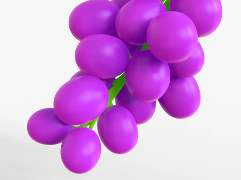 Toon Winogrona Model 3D