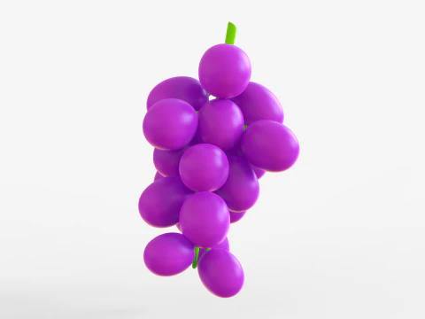 Toon Winogrona Model 3D